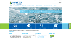 Desktop Screenshot of biowatertechnology.com